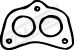 Gasket, exhaust pipe WALKER 81079