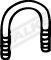 WALKER 82109 Clamping Piece, exhaust system