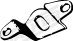 Mounting Kit, muffler WALKER 82454