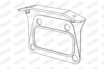 Gasket, exhaust pipe WALKER 82925