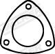 Bolt, exhaust system WALKER 83119