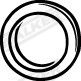 Bolt, exhaust system WALKER 83120