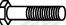 Bolt, exhaust system WALKER 83142