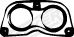 Gasket, exhaust pipe WALKER 84276