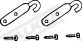 Mount, exhaust system WALKER 86014