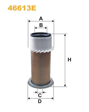 Air Filter WIX FILTERS 46613E