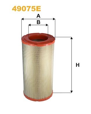 Air Filter WIX FILTERS 49075E