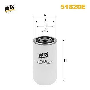 WIX FILTERS 51820E Oil Filter