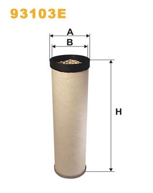 WIX FILTERS 93103E Secondary Air Filter