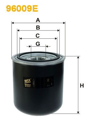 WIX FILTERS 96009E Air Dryer Cartridge, compressed-air system