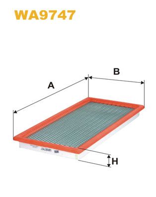 WIX FILTERS WA9747 Air Filter