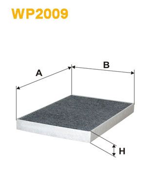 Filter, cabin air WIX FILTERS WP2009