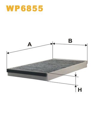 Filter, cabin air WIX FILTERS WP6855