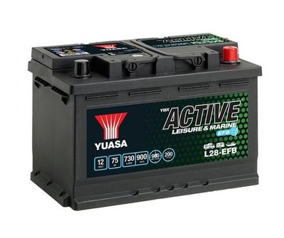Starter Battery YUASA L28-EFB