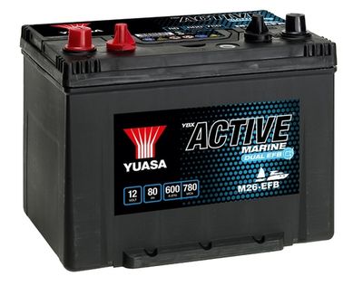 Starter Battery YUASA M26-EFB
