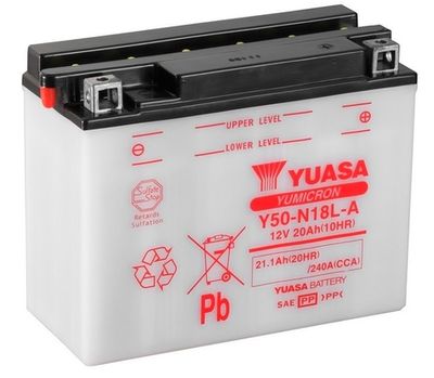 Starter Battery YUASA Y50-N18L-A