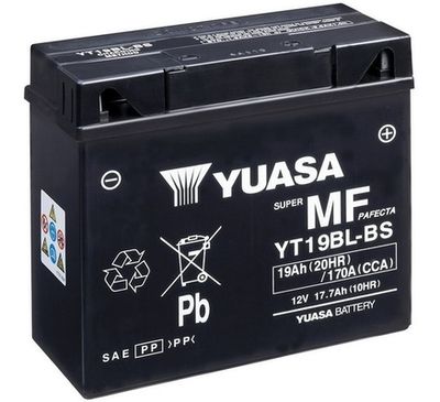 Starter Battery YUASA YT19BL-BS
