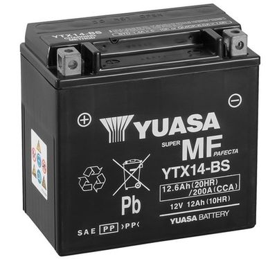 Starter Battery YUASA YTX14-BS