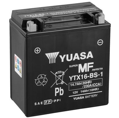 YUASA YTX16-BS-1 Starter Battery