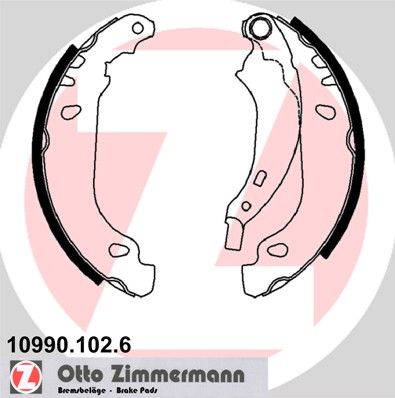 ZIMMERMANN 10990.102.6 Brake Shoe Set