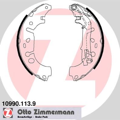 Brake Shoe Set ZIMMERMANN 10990.113.9