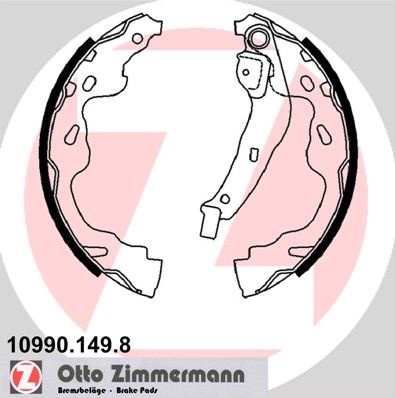 ZIMMERMANN 10990.149.8 Brake Shoe Set