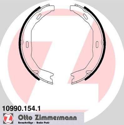 Brake Shoe Set, parking brake ZIMMERMANN 10990.154.1
