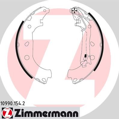 Brake Shoe Set ZIMMERMANN 10990.154.2