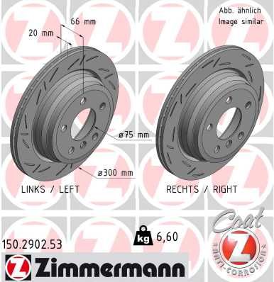 ZIMMERMANN 150.2902.53 Brake Disc