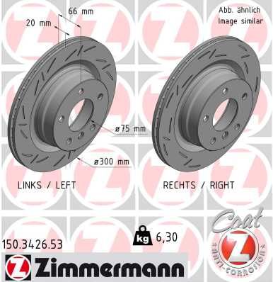 ZIMMERMANN 150.3426.53 Brake Disc