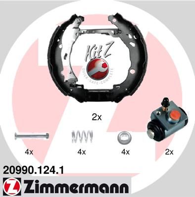 Brake Shoe Set ZIMMERMANN 20990.124.1