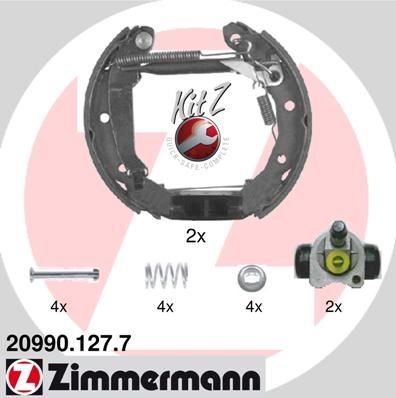 Brake Shoe Set ZIMMERMANN 20990.127.7