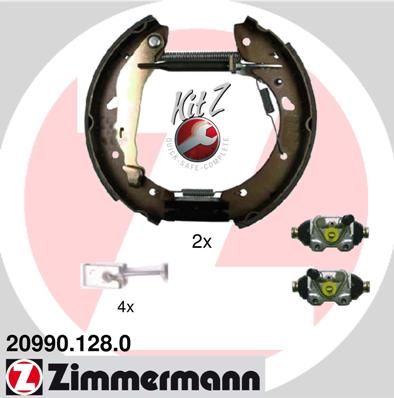 Brake Shoe Set ZIMMERMANN 20990.128.0