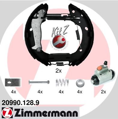Brake Shoe Set ZIMMERMANN 20990.128.8