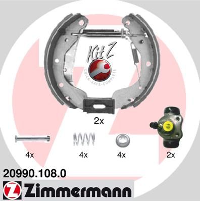 ZIMMERMANN 20990.108.0 Brake Shoe Set