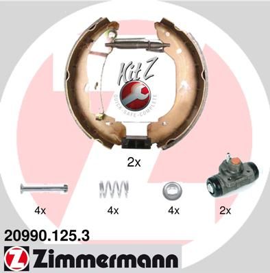 ZIMMERMANN 20990.125.3 Brake Shoe Set