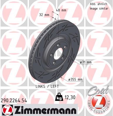 Brake Disc ZIMMERMANN 290.2264.54