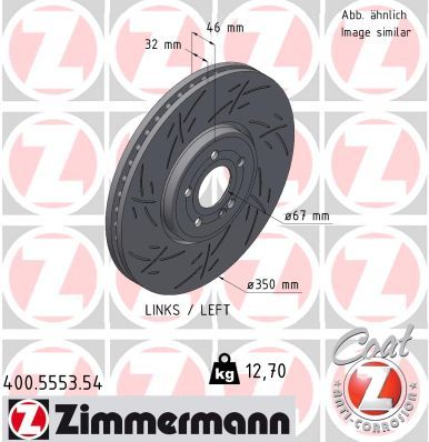 Brake Disc ZIMMERMANN 400.5553.54