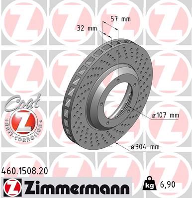 ZIMMERMANN 460.1508.20 Brake Disc